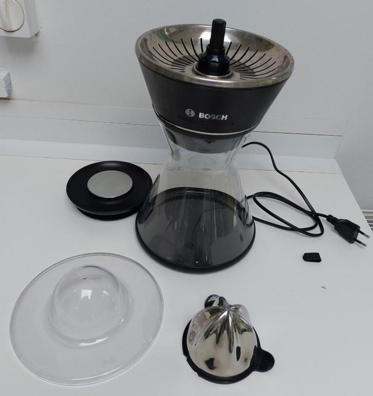 presse agrume électrique + cruche verre Bosch design, Electroménager, Extracteurs de jus, Comme neuf, Presse-agrume, Enlèvement ou Envoi