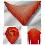 Omslagsjaal oranje, Kleding | Dames, Mutsen, Sjaals en Handschoenen, Ophalen of Verzenden, Nieuw