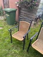 45 terras stoelen, Tuin en Terras, Tuinstoelen, Ophalen, Gebruikt, Kunststof, Stapelbaar