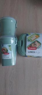 Nieuwe Curver lunch box volledig set, Ophalen, Nieuw, Groen, Overige typen