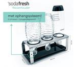 Sodastream -  flessenhouder en afdruiprek + 2 nieuwe flessen, Ophalen, Zo goed als nieuw