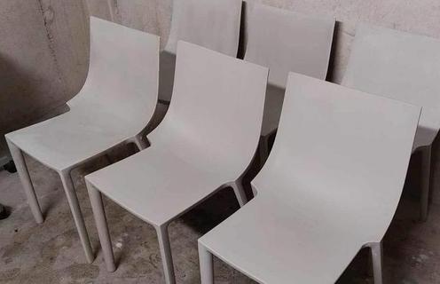 6 stevige Philippe Starck stoelen, doe bod!, Maison & Meubles, Chaises, Comme neuf, Enlèvement