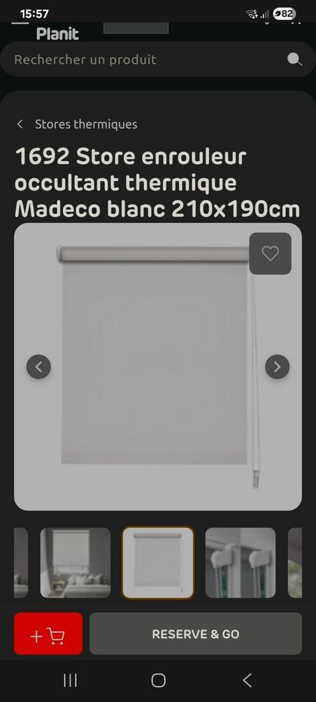 Stores occultant blanc

2 taille disponible, Huis en Inrichting, Stoffering | Gordijnen en Lamellen, Wit, Ophalen