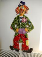 Plaquette keramiek figuur clown, Antiek en Kunst, Antiek | Keramiek en Aardewerk, Ophalen of Verzenden
