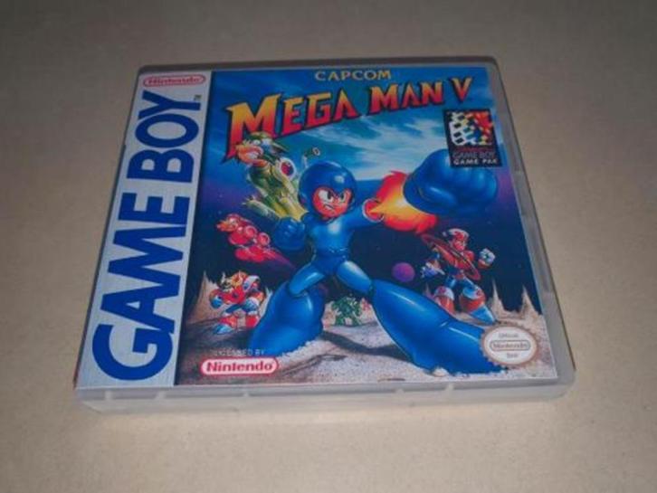 Mega Man V Game Boy GB Game Case, Games en Spelcomputers, Games | Nintendo Game Boy, Zo goed als nieuw, Verzenden