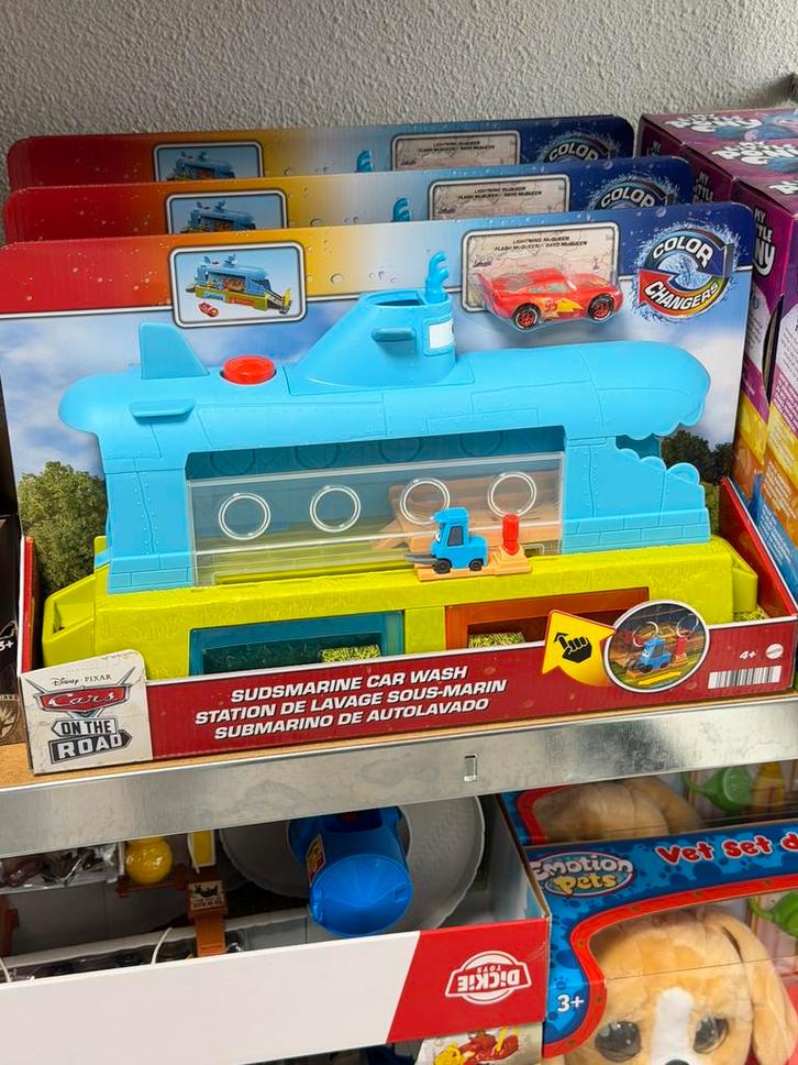 Disney Pixar - Cars Wasstraat race-auto wasstraat duikboot, Kinderen en Baby's, Speelgoed |Speelgoedvoertuigen, Nieuw, Ophalen of Verzenden