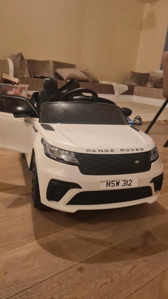 Elektrische kinderauto Range Rover Velar, Kinderen en Baby's, Speelgoed | Buiten | Accuvoertuigen, Zo goed als nieuw, Ophalen of Verzenden