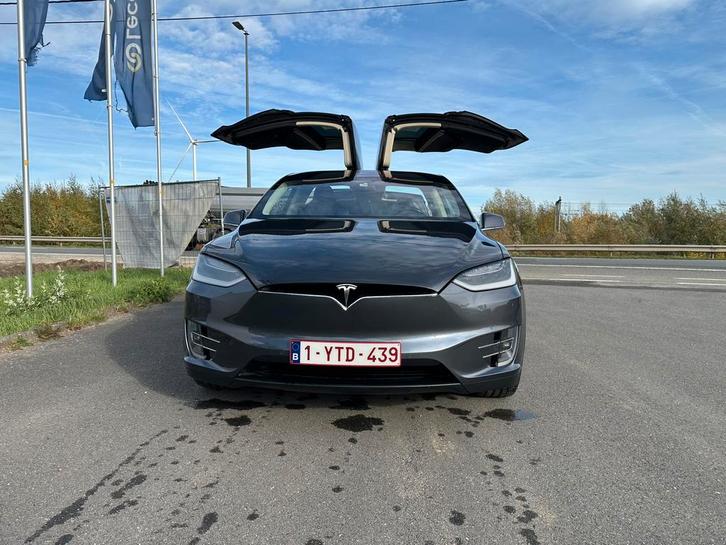 Tesla Model X 100D 7 zitplaatsen, Auto's, Tesla, Particulier, Model X, Trekhaak, Elektrisch, BTW verrekenbaar, Ophalen