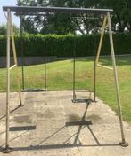 Dubbele schommel ijzer (stevig), Kinderen en Baby's, Speelgoed | Buiten | Speeltoestellen, Ophalen, Schommel