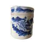 Porcelaine Blanc et Bleu de l'Époque Qianlong Jiaqing, Antiquités & Art, Antiquités | Porcelaine, Enlèvement ou Envoi