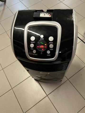 Aircooler met afstandsbediening en wieltjes beschikbaar voor biedingen