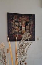 Metalen wanddecoratie "Scrap Metal" 80 x 80cm, Ophalen