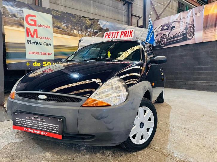 GARANTIE VOOR DE FORD KA 1.3i, Auto's, Ford, Bedrijf, Te koop, Ka, ABS, Airbags, Boordcomputer, Centrale vergrendeling, Metaalkleur