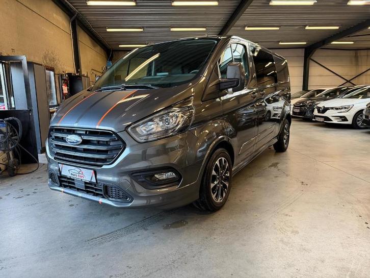 Ford transit custom sport Lengte 2 5 plaatsen, Auto's, Ford, Bedrijf, Te koop, Transit, ABS, Airbags, Airconditioning, Alarm, Android Auto