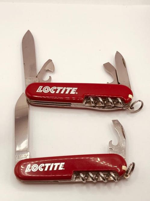 2x Victorinox LOCTITE  Spartan + Waiter Swiss Army knife USE, Caravans en Kamperen, Kampeergereedschap, Gebruikt, Ophalen of Verzenden