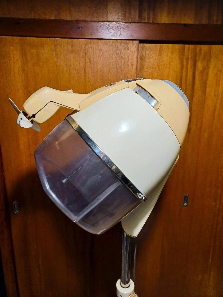 Sèche-cheveux sur pied vintage, Electroménager, Équipement de Soins personnels, Soin des cheveux, Enlèvement