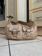 Beige leren tas Longchamp, Ophalen of Verzenden, Gebruikt, Beige, Schoudertasje