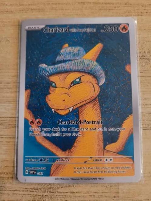 Pokemon Van Gogh Charizard + Eevee, Hobby en Vrije tijd, Verzamelkaartspellen | Pokémon, Nieuw, Ophalen of Verzenden