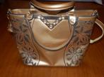 (22) - sac de femme beige doré, Enlèvement ou Envoi, Comme neuf, Beige, Sac à bandoulière