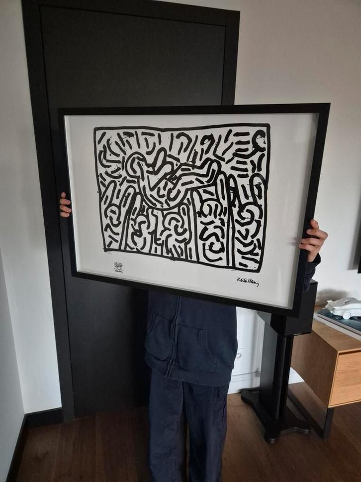 Keith Haring Litho, Antiek en Kunst, Kunst | Litho's en Zeefdrukken, Ophalen
