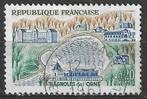 Frankrijk 1958 - Yvert 1293 - Bagnoles-de-l'Orne (ST), Timbres & Monnaies, Timbres | Europe | France, Affranchi, Envoi