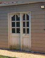 Dubbel deuren tuinhuis, Doe-het-zelf en Bouw, Ophalen, Gebruikt