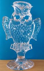 Kristallen kandelaar “Uil”, 20 cm, Kristal, Ophalen