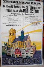 Origineel Affiche Grimbergen België, Publicité, Rectangulaire vertical, Utilisé, Affiche ou Poster pour porte ou plus grand