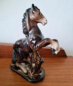 Vintage Jema holland beeld paard in porselein, Antiquités & Art, Antiquités | Porcelaine, Enlèvement ou Envoi
