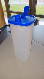 Tupperware vierkante schenkkan 2 liter, Huis en Inrichting, Keuken | Tupperware, Ophalen of Verzenden, Gebruikt