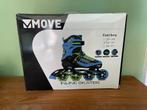 inline skates 34-37 Move, Sport en Fitness, Skeelers, Verstelbaar, Kinderen, Zo goed als nieuw, Inline skates 4 wielen