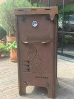 houtgestookte barbeque op grill of/en gietijzeren bakplaat, Tuin en Terras, Ophalen, Zo goed als nieuw