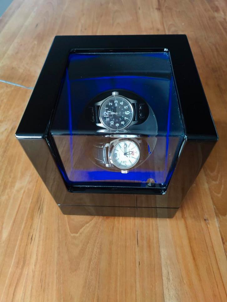 Olvy time watchwinder, Handtassen en Accessoires, Horloges | Heren, Ophalen of Verzenden