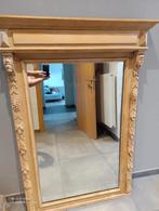 gezandstraalde houten spiegel, Antiquités & Art, Antiquités | Miroirs, Enlèvement ou Envoi