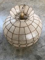 Vintage luster/lampekap, Gebruikt, Ophalen of Verzenden, Crème, Minder dan 25 cm