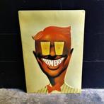 Jaren 60 Reclamebord HEINEKEN CHARLIE Bier Blik Jazz Vintage, Verzenden, Gebruikt, Reclamebord