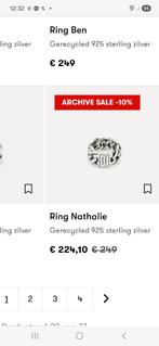 Zilver ring budha to budha nieuw met doosje, Antiek en Kunst, Ophalen of Verzenden, Zilver