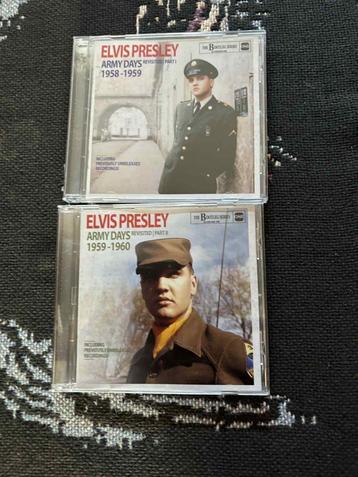 Elvis 2 bootleg cd's, army days revisited part 1 en 2 beschikbaar voor biedingen