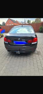 BMW 5 Serie Diesel, Auto's, Achterwielaandrijving, Zwart, Leder, USB