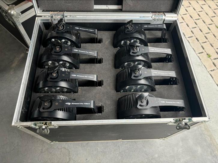 Showtec Compact Par 7/15 Q4 LED Par, Muziek en Instrumenten, Licht en Laser, Zo goed als nieuw, Licht, Geluidgestuurd, Kleur, Stroboscoopeffect