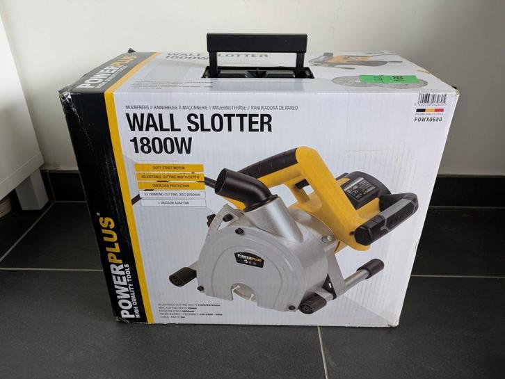 Powerplus POWX0650 muurfrees 1800W 45mm, Doe-het-zelf en Bouw, Gereedschap | Freesmachines, Nieuw, Muurfrees, Ophalen