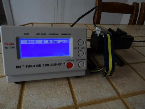 Mechanische horlogetester, chronometer voor reparateurs, Handtassen en Accessoires, Horloges | Heren, Gebruikt, Ophalen of Verzenden