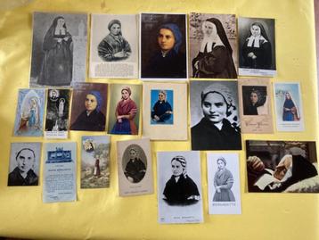 20 prenten/ kaarten heilige Bernadette Soubirous beschikbaar voor biedingen