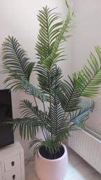 Grote kunst palm plant mét pot, Ophalen, Vaste plant, Overige soorten