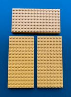 Lego bouwplaat geel (3x), Kinderen en Baby's, Speelgoed | Duplo en Lego, Verzenden, Zo goed als nieuw, Losse stenen, Lego