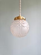 Art Deco hanglamp in gesatineerd glas (4 beschikbaar), 1930, Ophalen of Verzenden