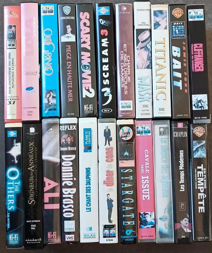 22  k7 Vidéo, CD & DVD, VHS | Film, Utilisé, Enlèvement ou Envoi