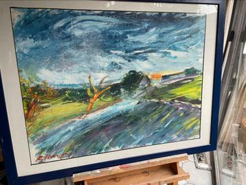 Mooie gouache beschikbaar voor biedingen