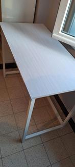 Bureau d'Ordinateur 100x50x76cm Métal Blanc a neuf saisir ↙️, Maison & Meubles, Bureaux, Enlèvement, Réglable en hauteur, Neuf