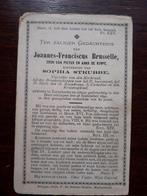 Joannes Brusselle  Zuyenkerke 1810 + Zuyenkerke 1890, Collections, Images pieuses & Faire-part, Envoi, Image pieuse